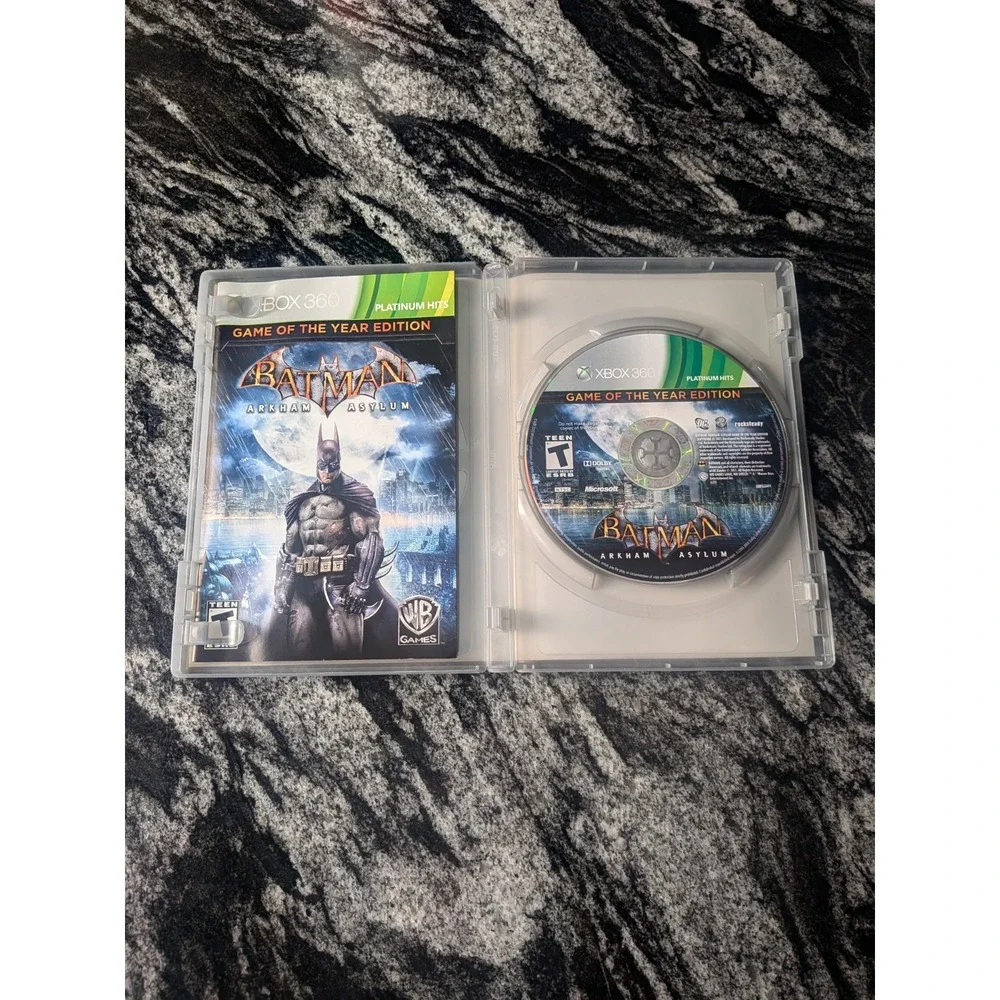 Batman: Arkham Asylum - GOTY Edition (Microsoft Xbox 360) CIB Tested Works‎